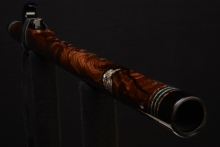 African Blackwood  Native American Flute, Minor, Mid F#-4, #F31I